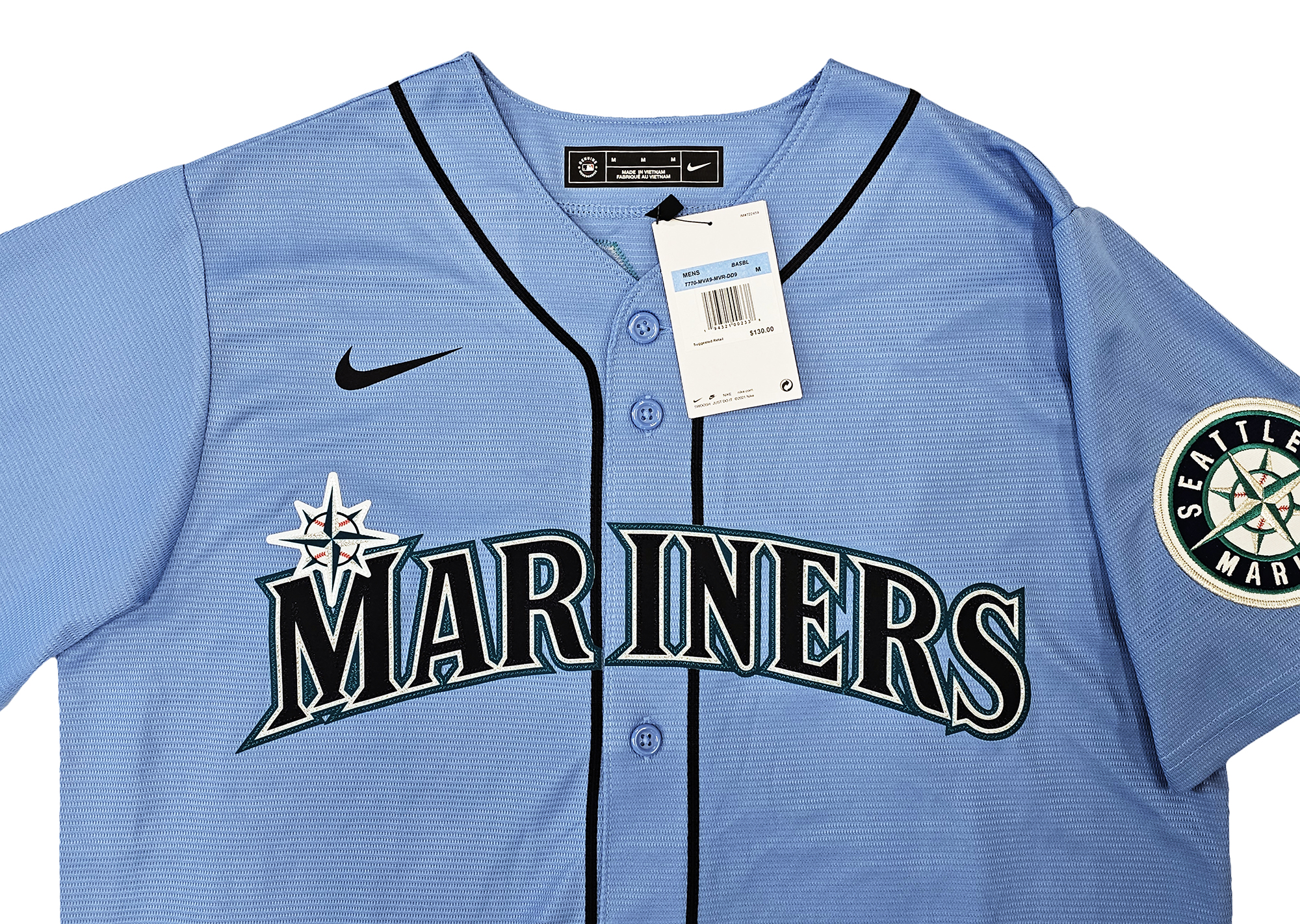 Julio Rodríguez Seattle Mariners Autographed Light Blue Nike Jersey - – Fan  Cave