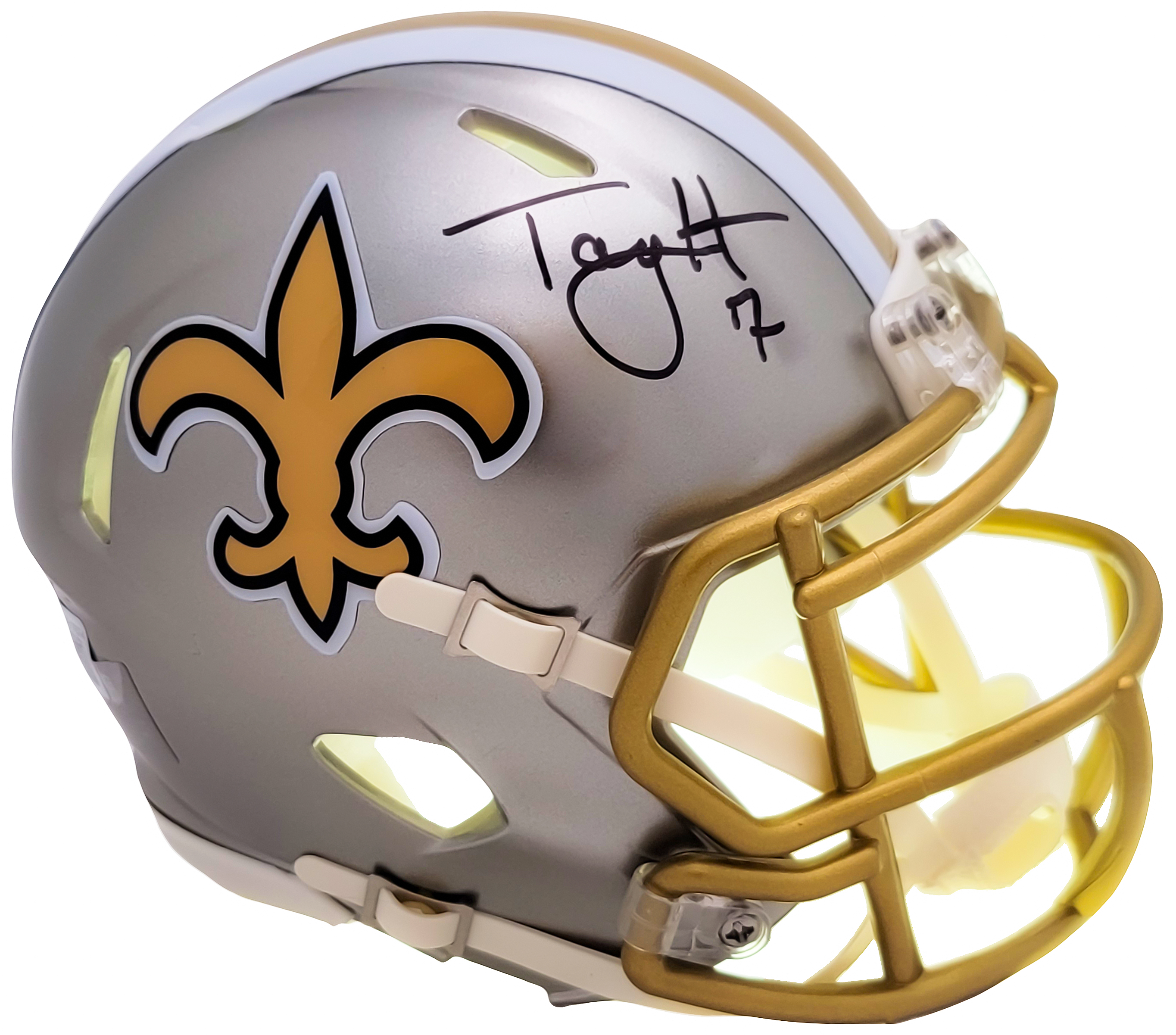 Taysom Hill Autographed New Orleans Saints Black Eclipse Full Size Speed  Replica Helmet Swiss Army Knife Beckett BAS Stock #185741 - Mill Creek  Sports